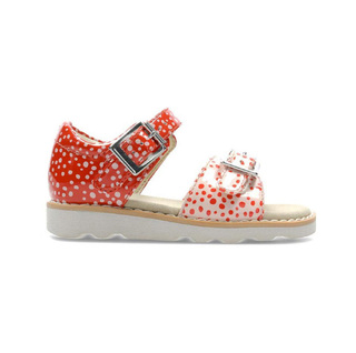 Clarks Crown Bloom Toddler 26142130 Λευκό-Πορτοκαλί